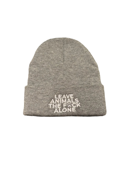 Leave Animals The F*ck Alone 12" Beanie