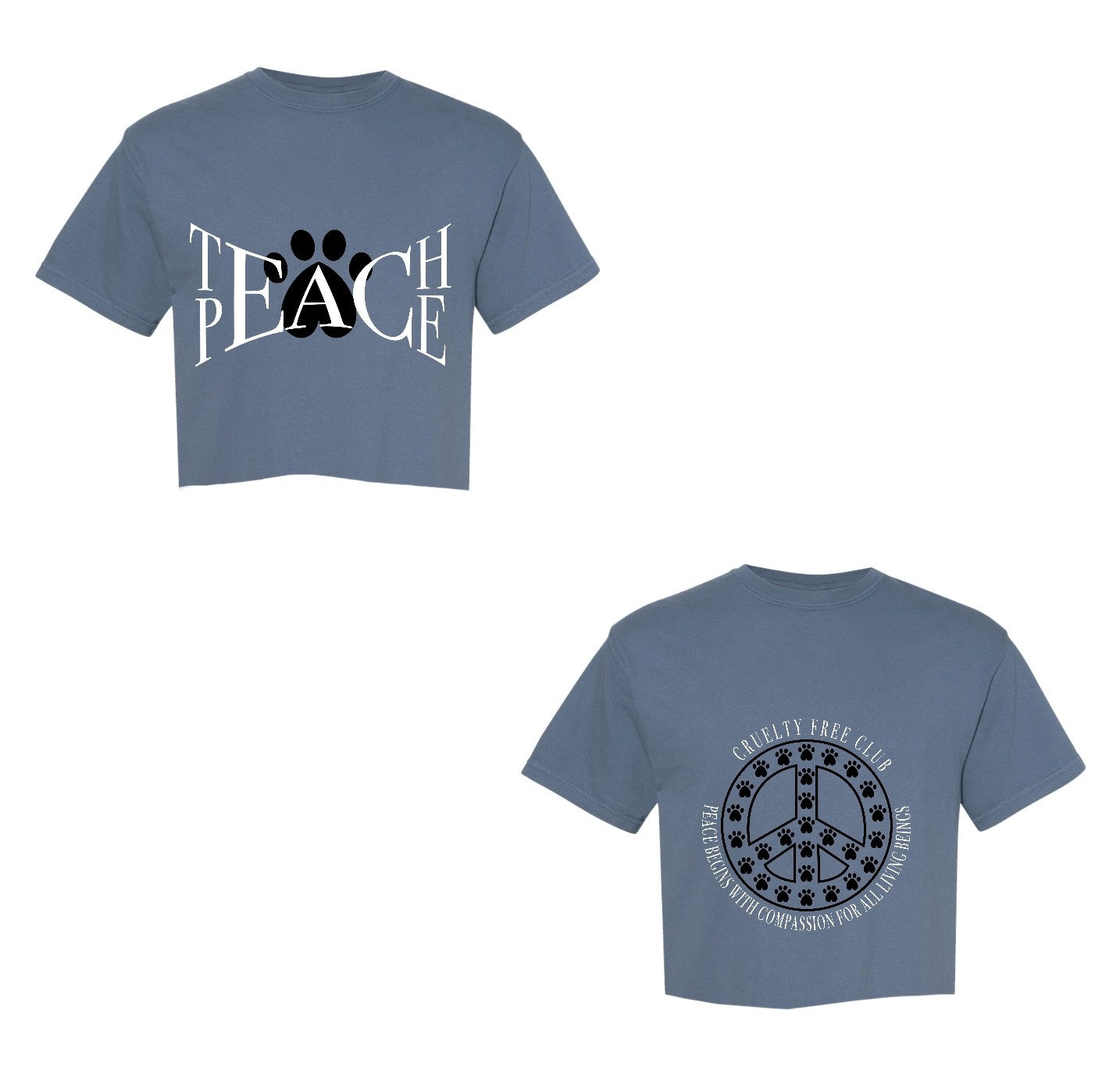 Teach Peace Tee (Cropped or Unisex)